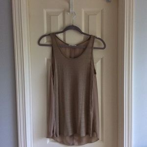 Tea n Rose Deep Tan Tank Top